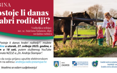 Tribina “Postoje li danas hrabri roditelji?”