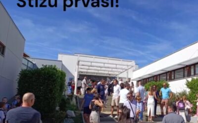 Prvi dan škole za učenike prvih razreda